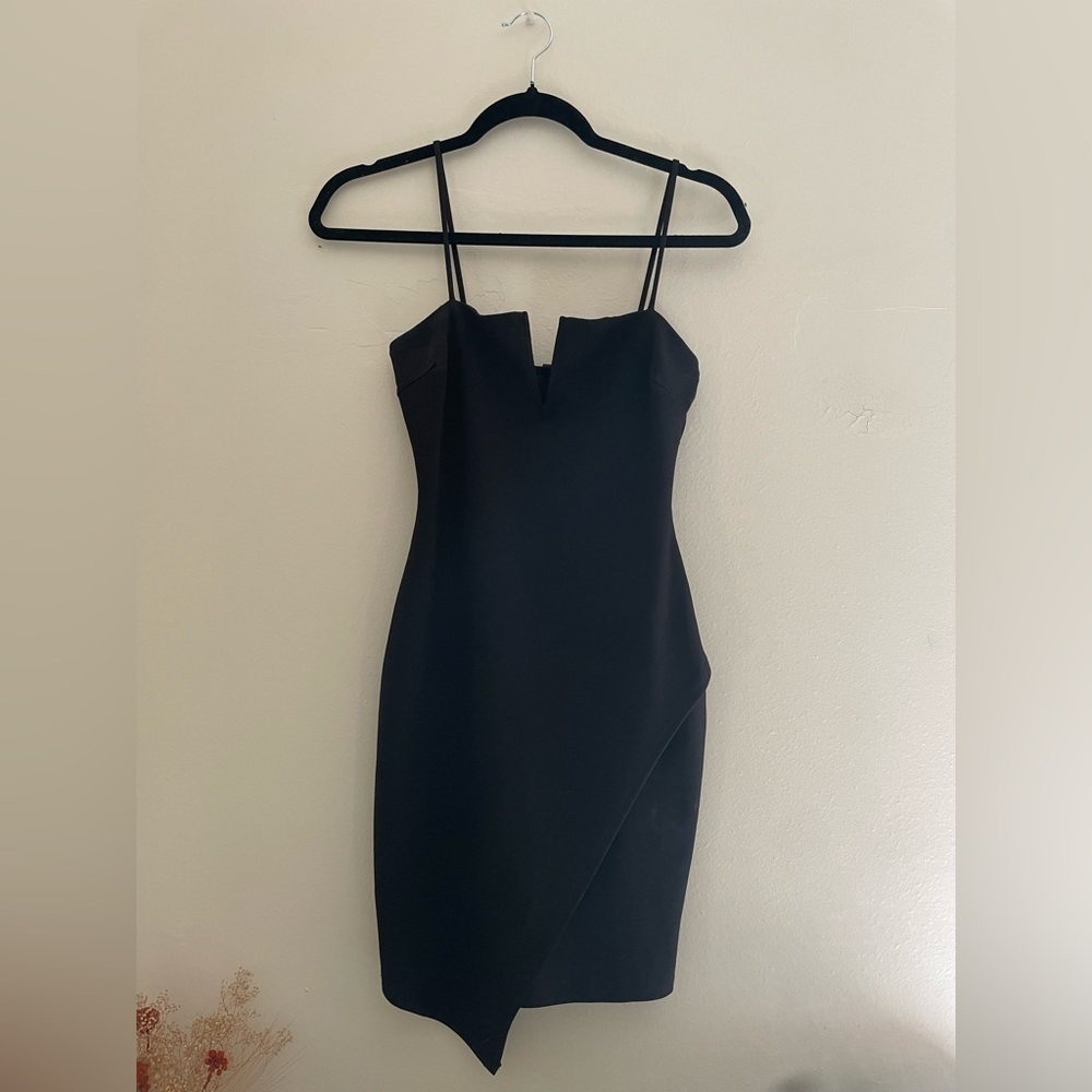 Black Asymmetrical Dress